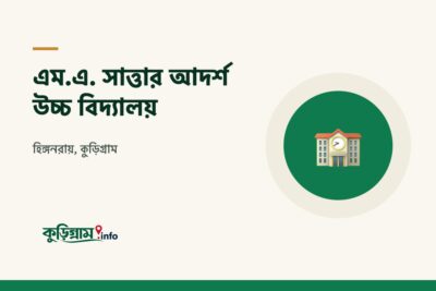 এম.এ. সাত্তার আদর্শ উচ্চ বিদ্যালয়, কুড়িগ্রাম (M.A. Sattar Adarsha High School)